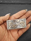 Mexico Western Sterling Silver Belt Buckle