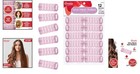 Heatless Wire Mesh Rollers - 12 Ct  Large 1 1 2  Curlers For Gorgeous Waves