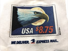 Vtg Us Express Mail 8 75 Patch On Fabric 3 25 
