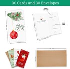30 Christmas Money Holders Or Gift Cards Holders With Envelopes  3 75  X7 25  Ch