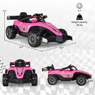 12v Kids Ride On Car Electric Racing Truck Remote Control W  Mp3   Lights Pink