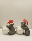 Vintage Christmas Mouse Salt Pepper House Of Lloyd Around The World Ornament 