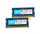 Crucial 8gb 2x 4gb Ddr3 Pc3-8500s 1066mhz Sodimm Laptop Memory Ram 204pin Pc8500