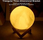 Moon Lamp Led Night Light  Battery Powered  Starry Decor Lamp For Kids Gift