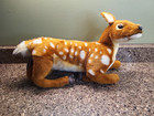 Hansa Stuffed Animal Plush Deer Fawn Laying Down New Nwt