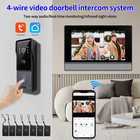 4 Wires Smart Home Tuya Wifi 1080p Video Intercom Video Door Phone 7   Touch Mon