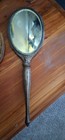 Antique Sterling Silver Tone Vanity Set Hand Mirror Hairbrush 