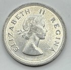 1954 Silver  500 South Africa Shilling - South African Shilling - Free Shipping