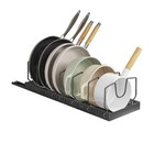 Pots And Pans Organizer Under Black Vertical Pull-out 