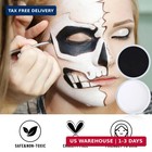Bobisuka Halloween Black And White Face Body Paint Oil Based Face Painting Kit F