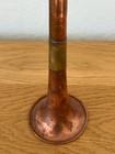 Antique Brass Signaling Horn   Early Trumpet-style Hunting Post Coach Horn 33  L
