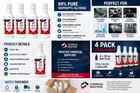 1 Gallon - 99  Isopropyl Alcohol - No Impurities - Usa Made - 4 Quarts   1 Gal 