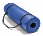 Extra Thick 10mm Exercise Yoga Pilates Mat Gym Fitness Nbr 72 x 24  W  Bag Strap