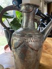 Rare Middle Eastern Ewer   Antique Pitcher Copper Hammered Jug  Farmhouse