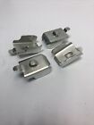 Set Of 4 Global Industrial Extra Shelf Clips  Steel   Model  234071