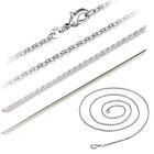 925 Silver Plated 9 Styles Snake Chain Fashion Necklace Women 16  18  20  22  24