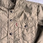 Levi s Tan Long Sleeve Padded Trucker Jacket Beige Men s Small  