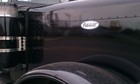 3 Custom Maroon Ss Peterbilt 359 Grille Hood Emblem Decal Triaxle Custom Logos