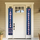 250th Independence Anniversary Banner Set  Vertical Patriotic Hanging Banners