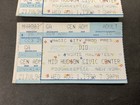 2x Aug 1990 Ronnie James Dio Mid Hudson Civic Center Ny Concert Ticket Stub Lot