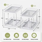 Delamu 2-tier Under Sink Organizers And Storage Pull Out Cabinet Drawers