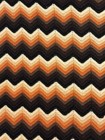 Vtg Large Handmade 70   s Afghan Blanket Fall Colors Throw Mcm Granny Cottage Core