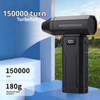X8 Brushless Turbo Jet Fan 150000rpm Powerful Electric Air Blower Dust Cleaner