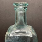 Antique C1905 8  Blue Glass Rexall Medicine Bottle United Drug Co Hand Blown B01