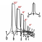 2pack 4-10  Iron Easel Bowl Plate Art Photo Frame Holder Book Display Stand El