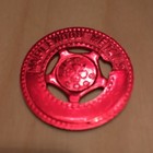 Custom Red Metal Typer Identification Good Luck Medal Token Coin Vintage
