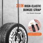 50 Pack 21  Bungee Straps Set Heavy Duty Rubber Bungee Cord W s-hook