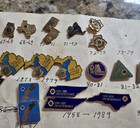 1960s - 90 s Lions Club State Pinbacks Fraternal Organization Pins Lot Of 100
