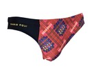 Red Tartan Men s Swim Brief -  Large 34 -36 Inch Waist - L Swimsuit