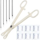 Complete Body Piercing Kit  Disposable Surgical Needles   Forceps For Safe Use
