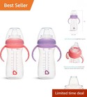 Gentle Transition Baby Sippy Cup Set - Spill-proof  10 Oz  2 Pack Pink purple