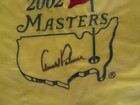 Arnold Palmer Center Signed Autographed 2002 Masters Golf Flag Psa  dna