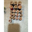 Vintage Wood Spool Thread Lot  53 Pieces For Craft  Cottagecore  Maximalism 
