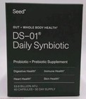 Seed Ds-01 Daily Synbiotic Probiotic Prebiotic Capsules 60ct Exp 11 2026