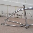 Schwinn Stingray Chrome Bike Frame 20  Old School Reproduction