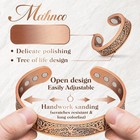 Men Women Bracelet Magnetic Therapy Arthritis Pain Relief Pure Solid Copper Bang