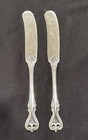 Lot Of 2 Towle Old Colonial Sterling Silver Butter Knife Spreaders Knives 54g