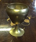 Antique Metal Candle Holder Gold Or Brass Colored Vintage
