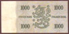 Finland  1000 Markkaa  1955