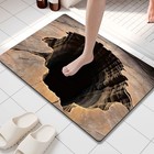 3d Design Rugs Optical Illusion Get Scared Rug That Looks Like A Hole Bath Mat