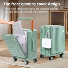 Hardshell Carry On Luggage Airline Approved With Front Pocket  Lightweight Ha   