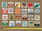 Lot Of 24    Vintage Cigarette Vending Machine 2    X 2   plastic Labels