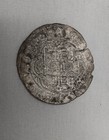Very Rare Medieval Spain King Enrique Iv 1454-1474 Ad Silver Coin  1 4 Real  Vf
