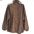 Nwt Adidas Originals Firebird Leopard Print Oversized Track Top Jacket Large