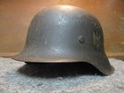German Ww2 Navy Kriegsmarine M42 Sd Helmet Huge E f  68 Untouched Shell