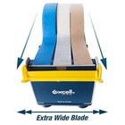 Excell Heavy Duty Steel Desk Tape Dispenser  3  Wide  Padded Foam Base